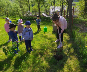 Materská škola / Výsadba stromčekov - Pagaštan konský - foto Materská škola / Výsadba stromčekov - Pagaštan konský - foto
