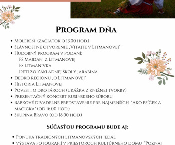 LITMANOVSKÉ SLÁVNOSTI 2022 LITMANOVSKÉ SLÁVNOSTI 2022