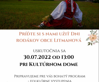 LITMANOVSKÉ SLÁVNOSTI 2022 LITMANOVSKÉ SLÁVNOSTI 2022