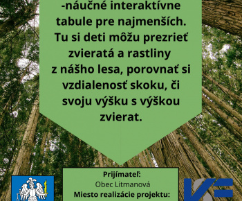 PROJEKT: ODDYCHOVO-NÁUČNÁ ZÓNA PRE DETI V MŠ