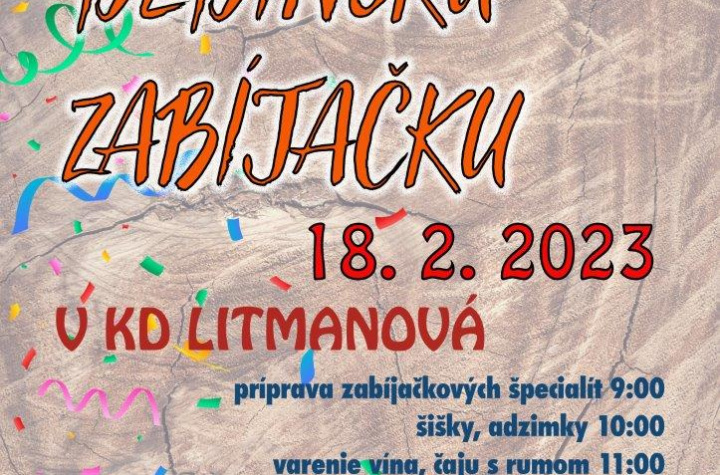 DEDINSKÁ ZABÍJAČKA - PÚŠČAŇA V LITMANOVEJ 2023