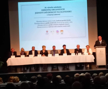 Jednota dôchodcov / 20 .výročie založenia OKRESNEJ ORGANIZÁCIE  JEDNOTY DÔCHODCOV NA SLOVENSKU v Starej Ľubovni - foto