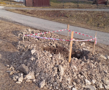 aktuality / Prekládka transformácie, zriadenie novej TS a úpravou  NN siete - foto