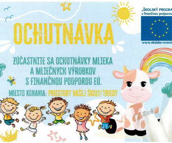 aktuality / Ochutnávka mliečnych výrobkov z programu Školské ovocie, zelenina, mlieko - foto