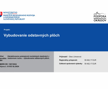 Projekty / Projekt - Vybudovanie odstavných plôch - foto