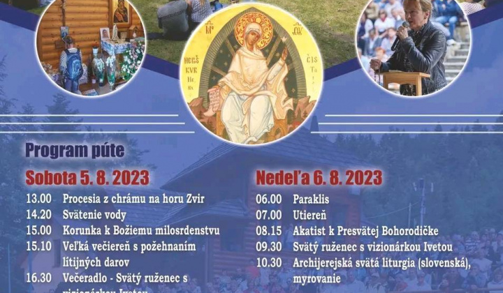 Archieparchiálna odpustová slavnosť - Hora Zvir 5.-6.8.2023