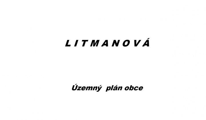 Návrh územného plánu obce Litmanová