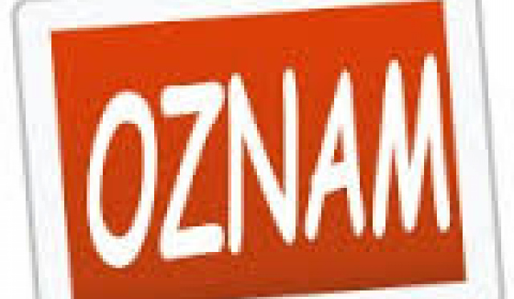 Oznam - Vývozy odpadov